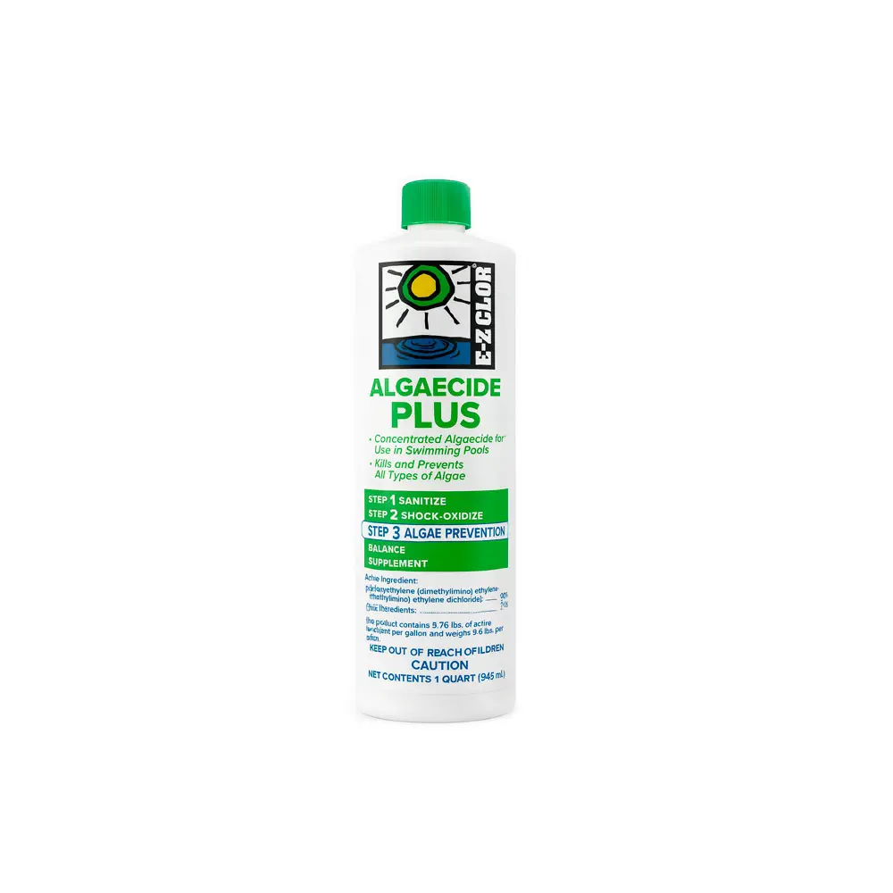 Alguicida Plus 60% SHOCK EZ Clor 32oz | Fórmula Concentrada para Piscinas