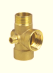 Tee de Bronce PFP 5 Vias P/Sistemas de Bombeo.