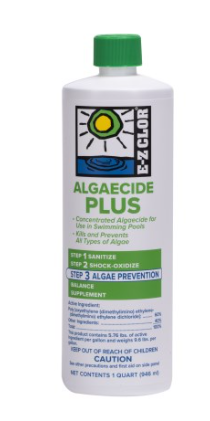 [EZC-50-1067] Alguicida Plus 60% SHOCK E-Z Clor 32oz | Fórmula Concentrada para Piscinas